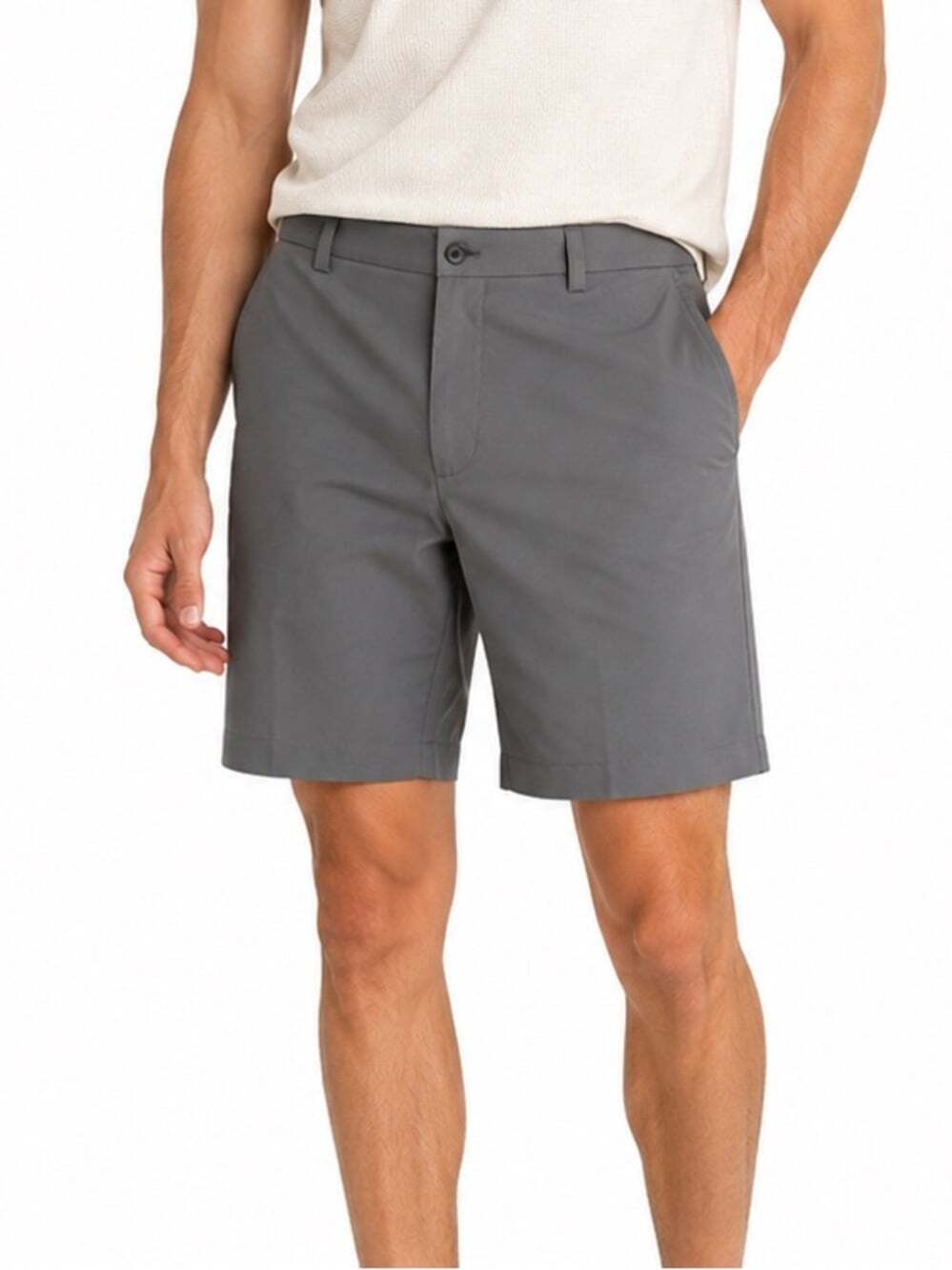 IZOD Men’s Grey Slash Pocket Golf Shorts Size 34